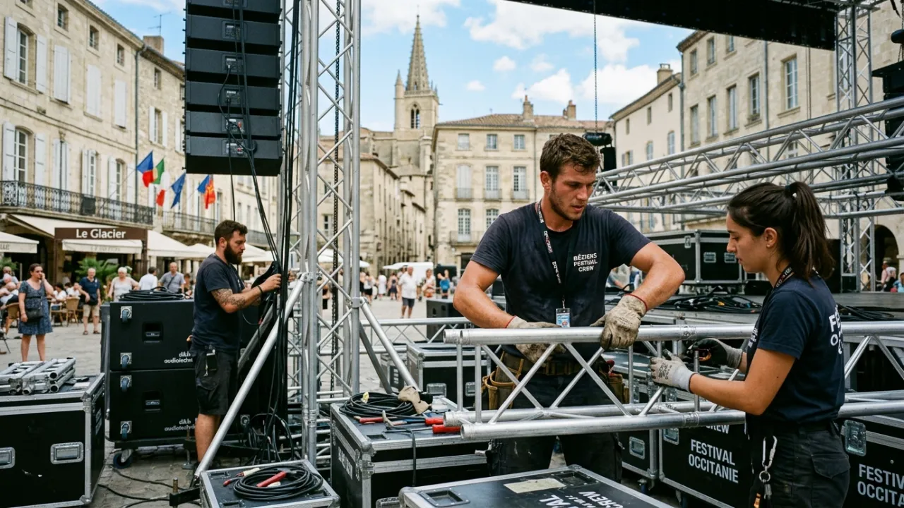 Coordination technique et logistique scénique